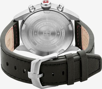 SWISS MILITARY HANOWA Analoog horloge 'THUNDERBOLT CHRONO' in Zwart