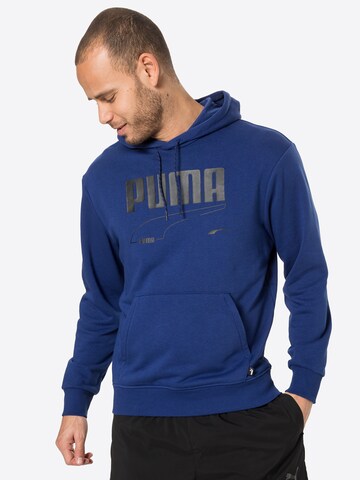 PUMA Sportsweatshirt in Blau: predná strana