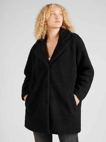 Manteau mi-saison 'New Aurelia' ONLY Carmakoma en noir : devant