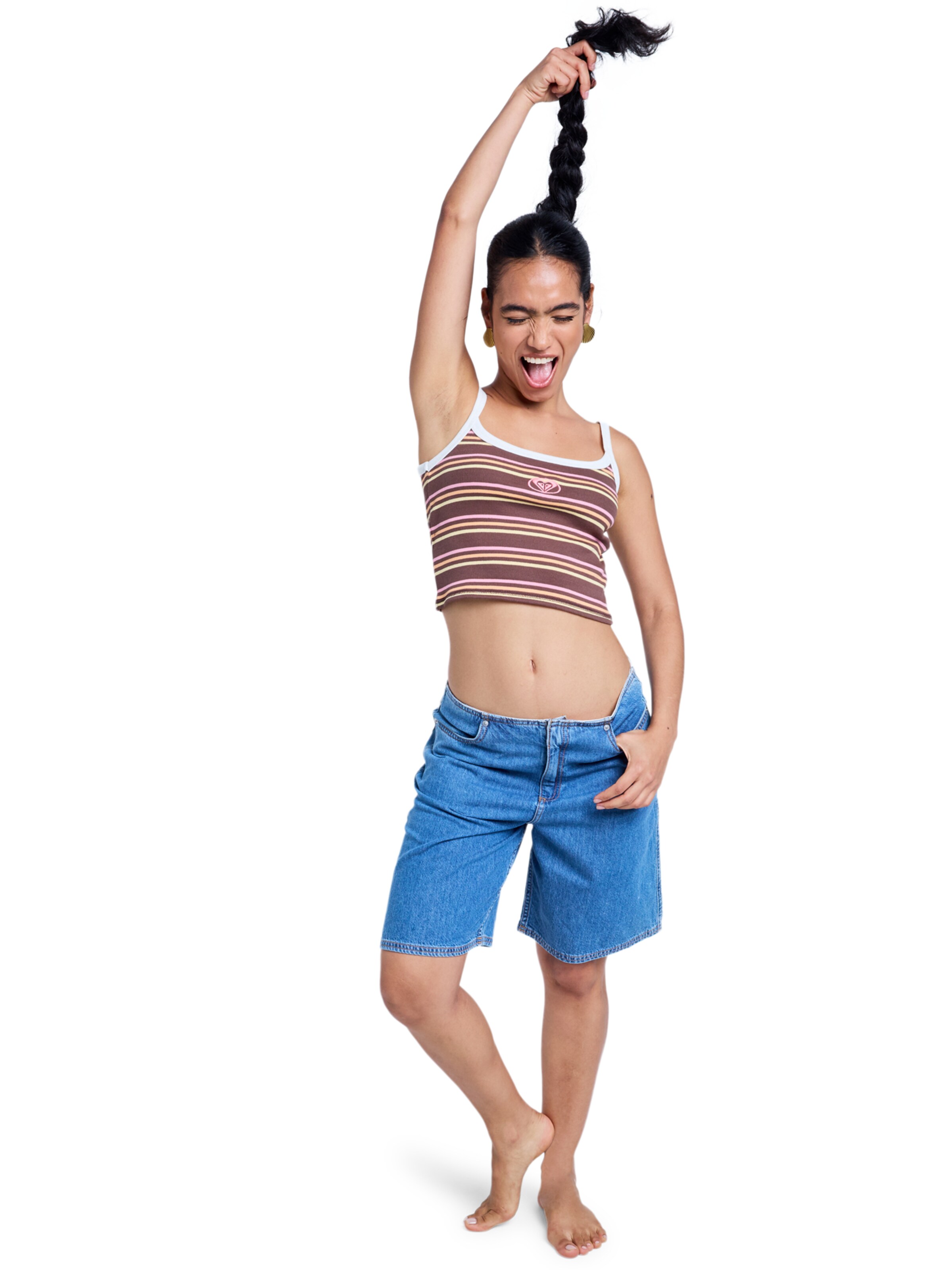 ROXY Top 'Whatever Forever' in Brown