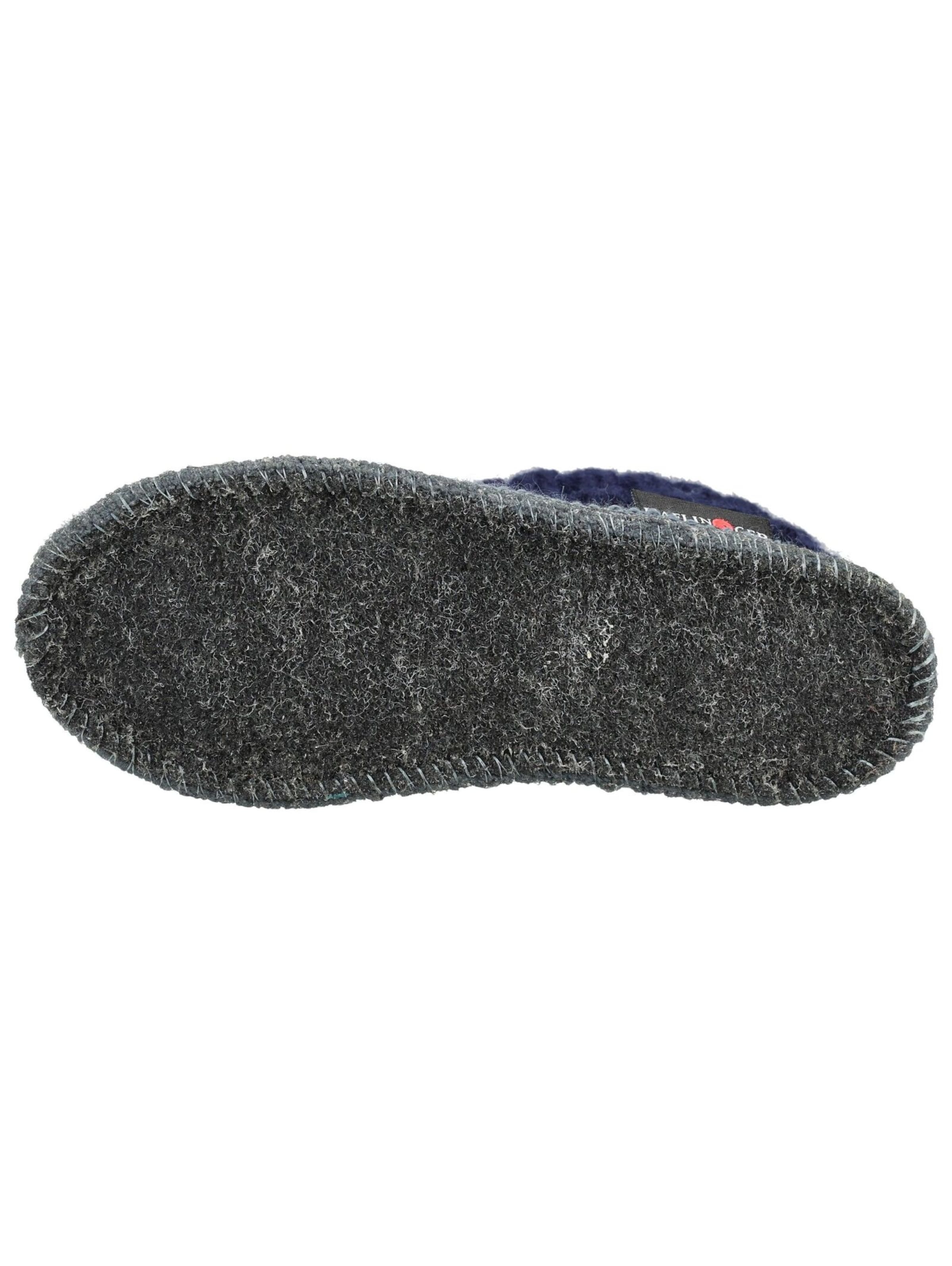 HAFLINGER Slippers in Blue