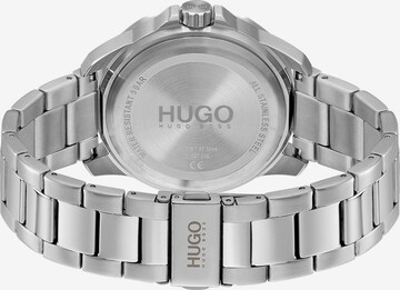 HUGO Red Analógové hodinky - strieborná