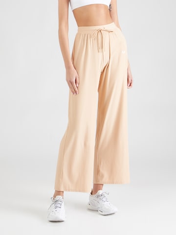 ROXY Wide leg Sportbyxa 'RISE & VIBE' i beige: framsida