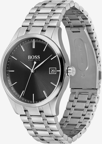 BOSS Black Analog watch 'COMMISSIONER' in Silver