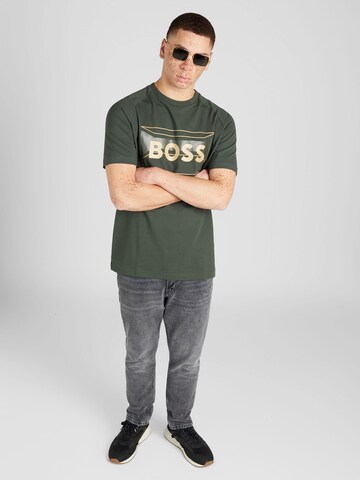 BOSS - Camiseta en verde