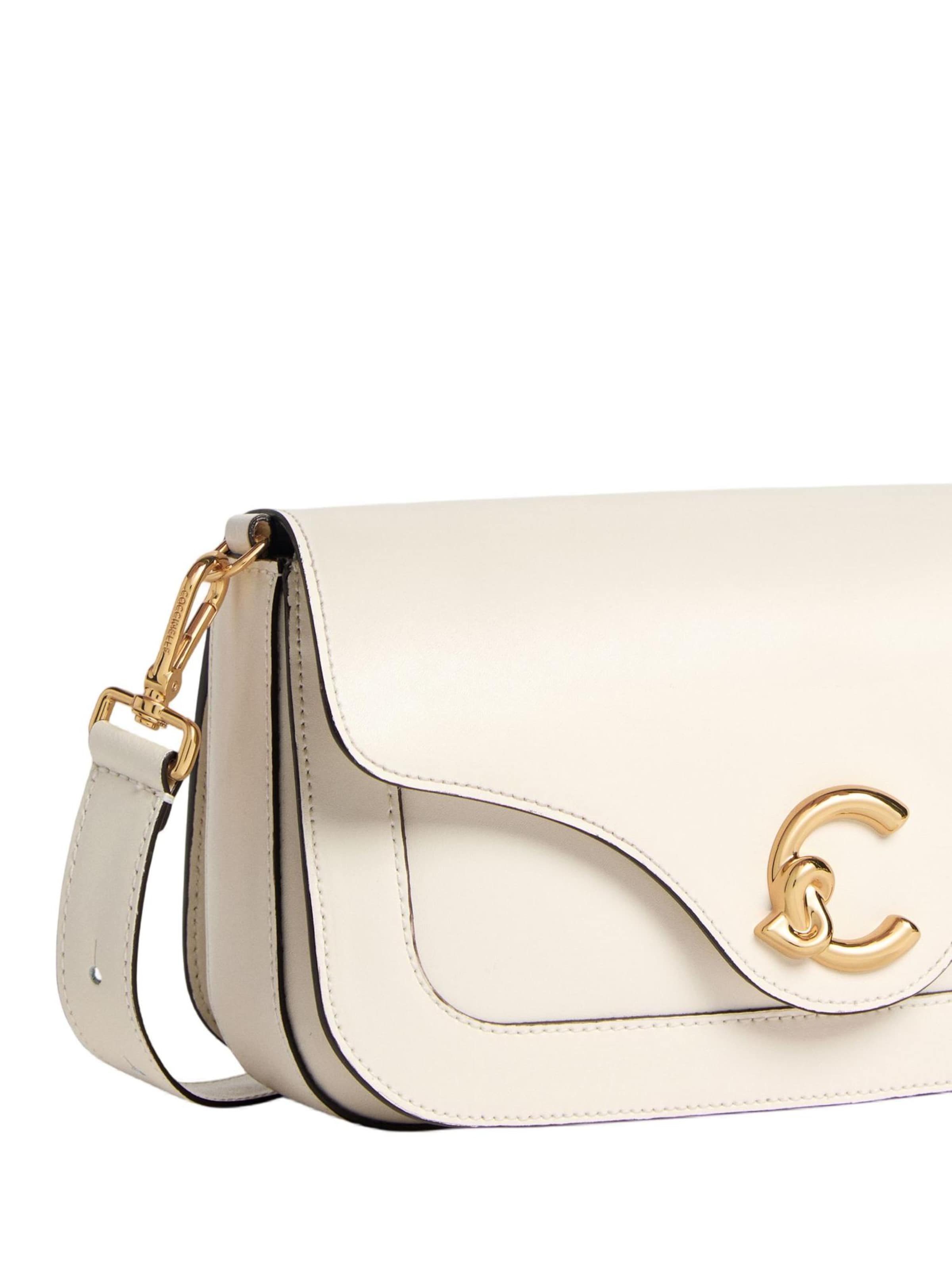 Borsa a mano 'COCCINELLE C-Me S26 5' di Coccinelle in bianco