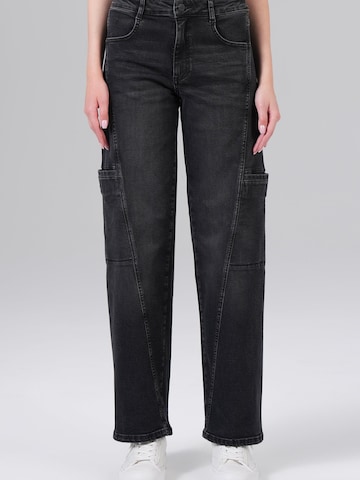 M.O.D MIRACLE OF DENIM Bő szár Farmer - fekete