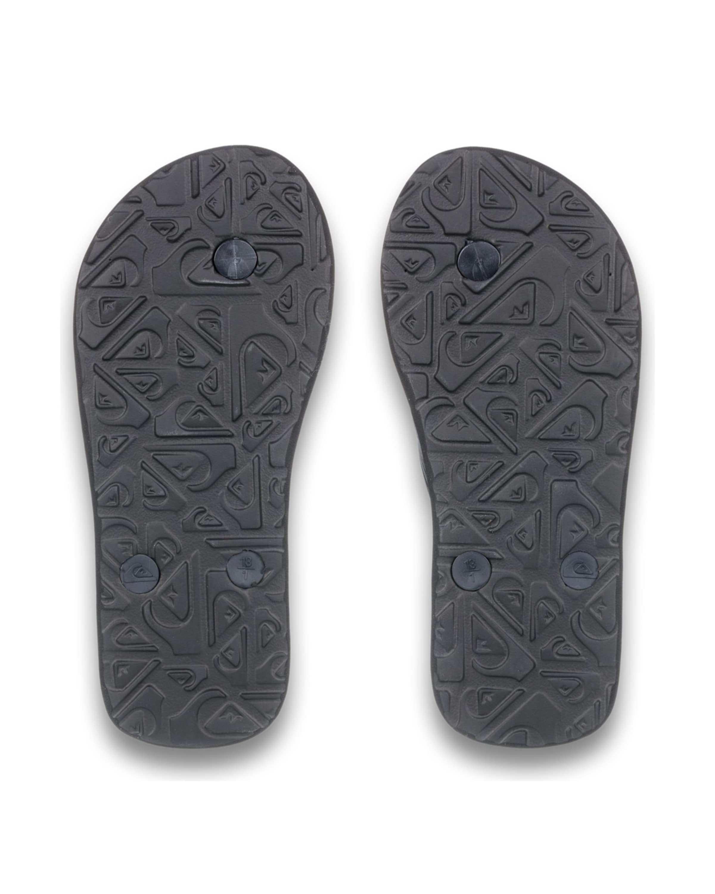 QUIKSILVER Open schoenen 'Molokai Art 25' in Zwart