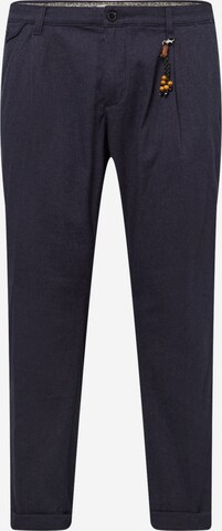 Coupe slim Pantalon chino 'Iace Dylan' Jack & Jones Plus en bleu : devant