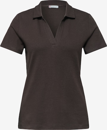 STREET ONE Shirt in Braun: Vorderseite