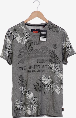 Superdry T-Shirt M in Grau: predná strana