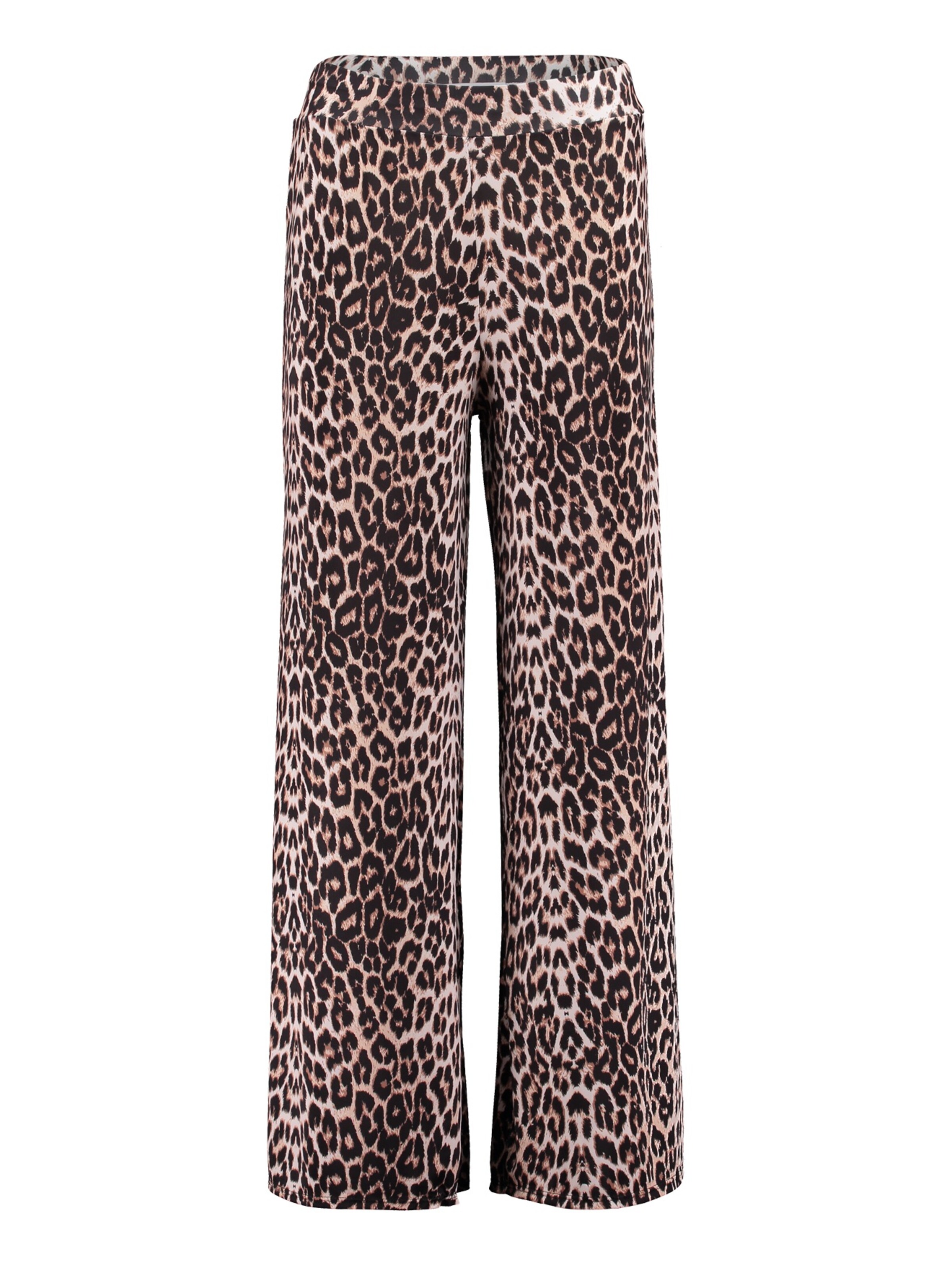 Hailys Szeroka nogawka Spodnie 'Le44o' w kolorze brązowy: przód