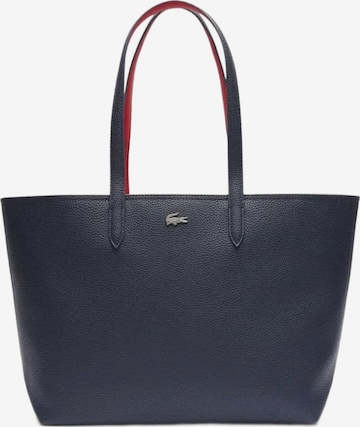 LACOSTE Nákupní taška 'Anna' – modrá: přední strana