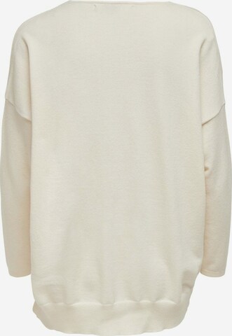 Pull-over 'LELY' ONLY en blanc