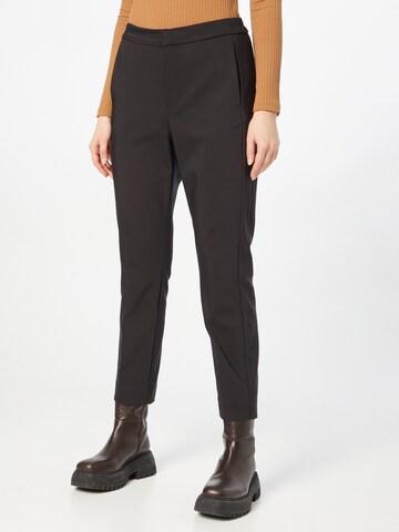 InWear Regular Pleated Pants 'Zella' in Black: front