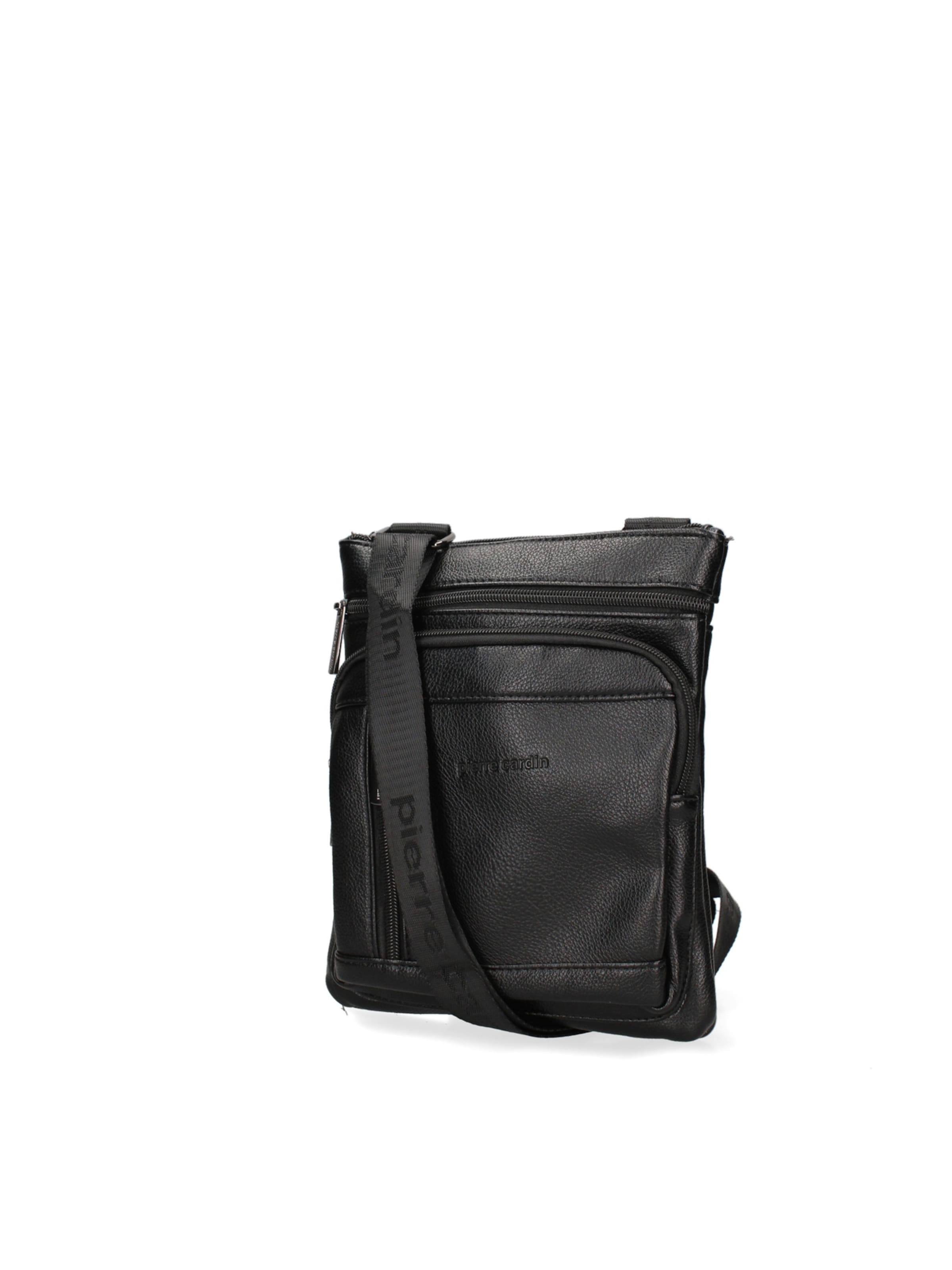 PIERRE CARDIN Crossbody Bag in Black: front