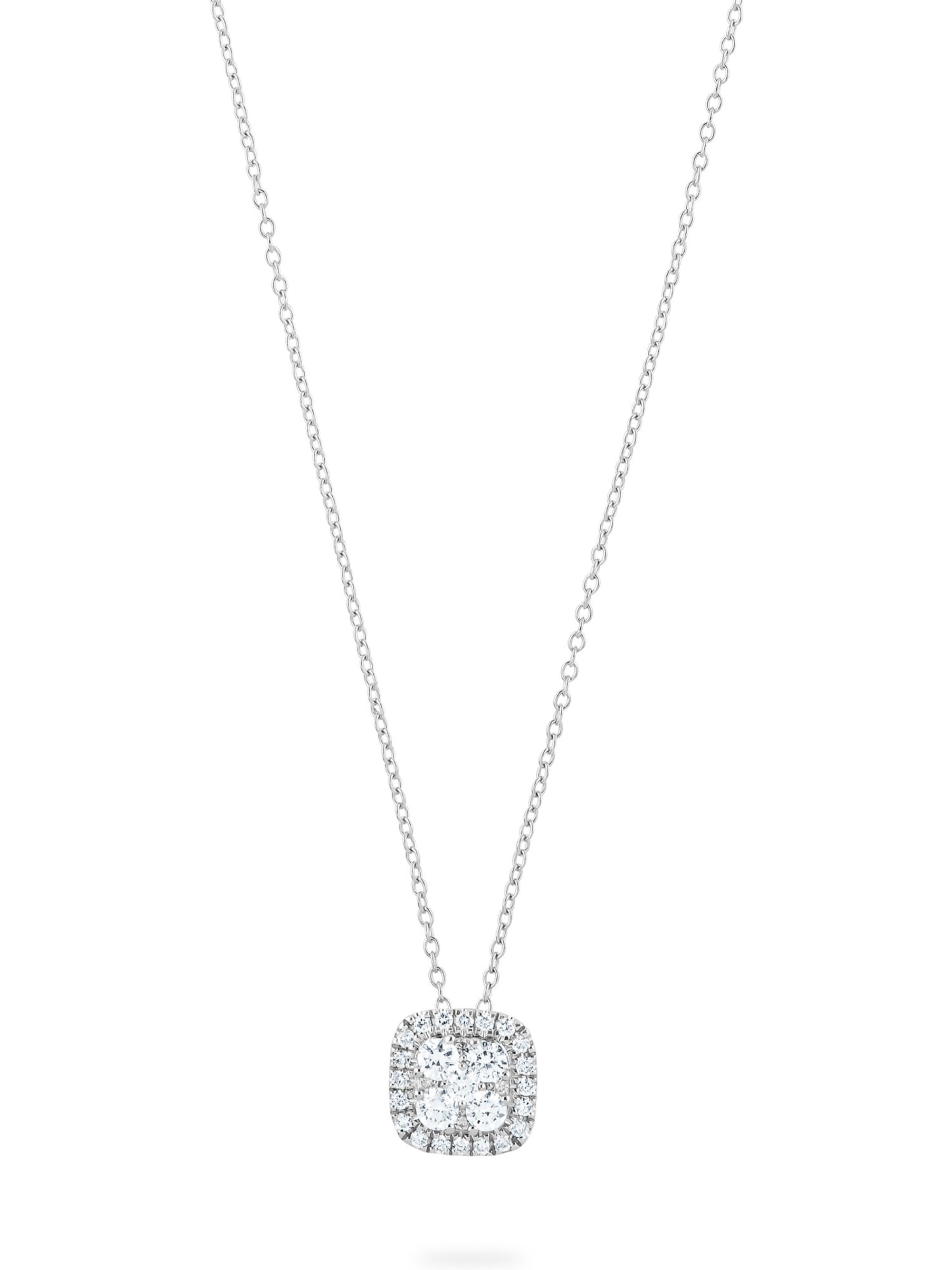 CHRIST Necklace in White: front