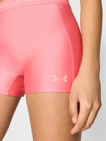 UNDER ARMOUR Skinny Sportbroek in Roze