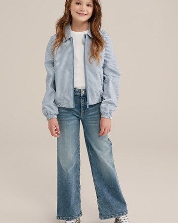 WE Fashion Φθινοπωρινό και ανοιξιάτικο μπουφάν σε μπλε