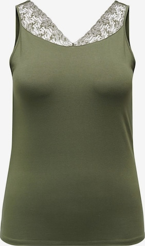 ONLY Carmakoma Top in Grün: Vorderseite