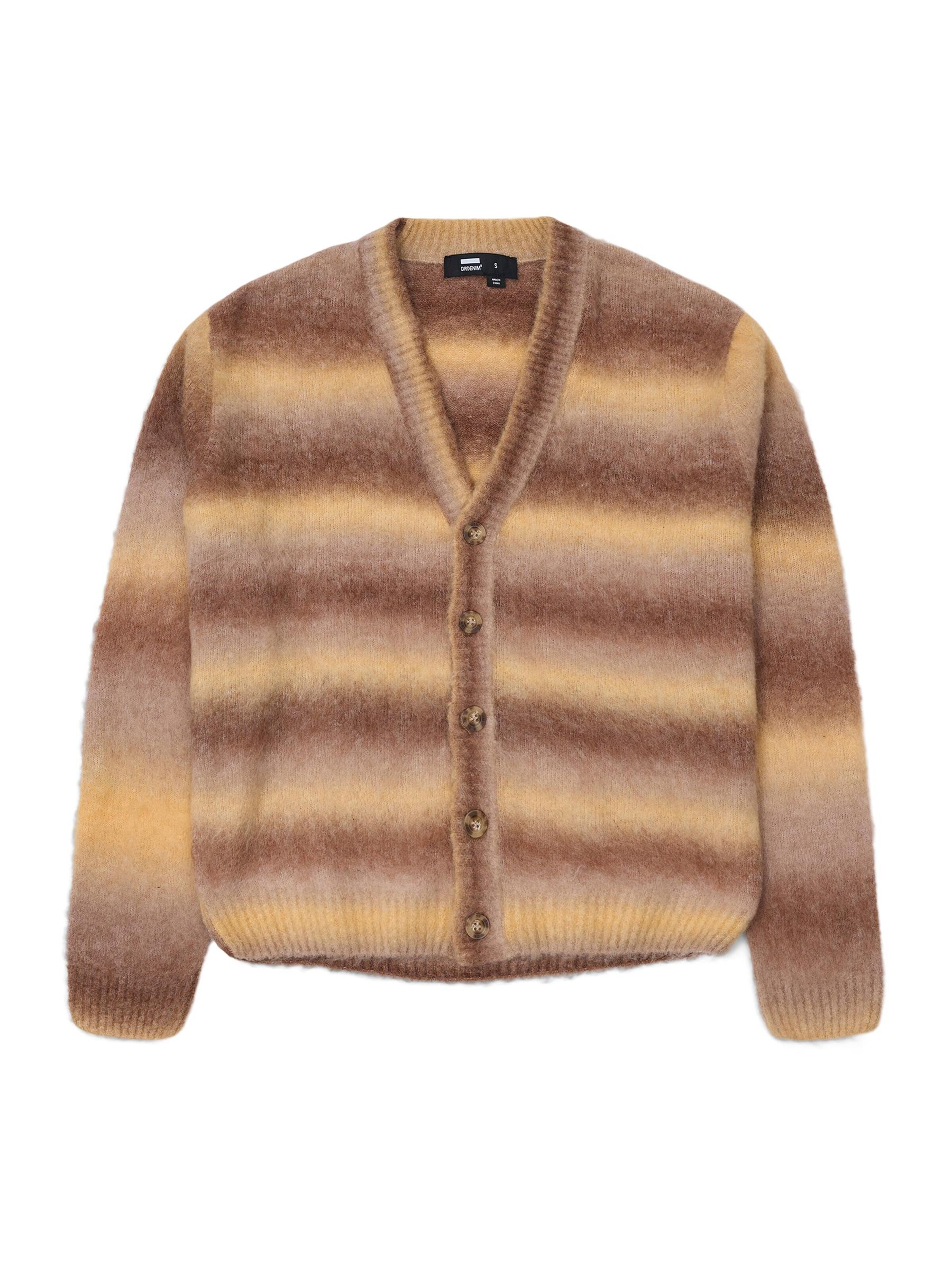 Dr. Denim Knit cardigan 'Tom' in Yellow: front