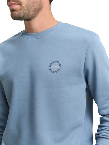 TOM TAILOR Sweatshirt in Blue