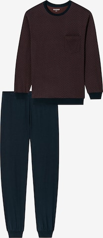 SCHIESSER Pyjama ' Comfort Essentials ' in Blau: Vorderseite