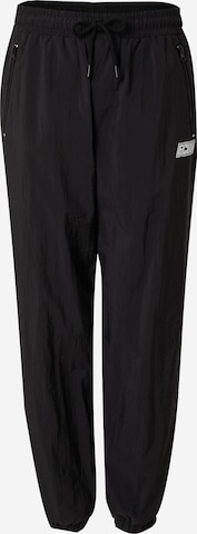 FC BAYERN MÜNCHEN Tapered Pants 'Enzo' in Black: front