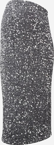 MAMALICIOUS - Falda en plata: frente