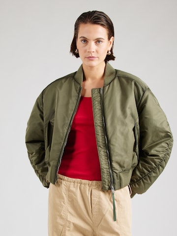 HUGO Between-season jacket 'Ferida-1' in Green: front