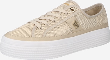 Sneaker low de la TOMMY HILFIGER pe bej: față