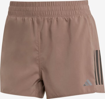 ADIDAS PERFORMANCE Παντελόνι φόρμας 'Own The Run' σε καφέ: μπροστά