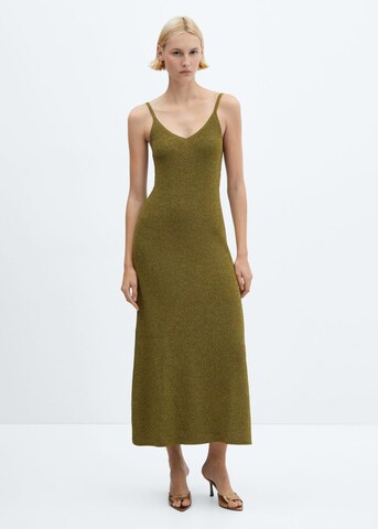 MANGO Dress 'Kling' in Green