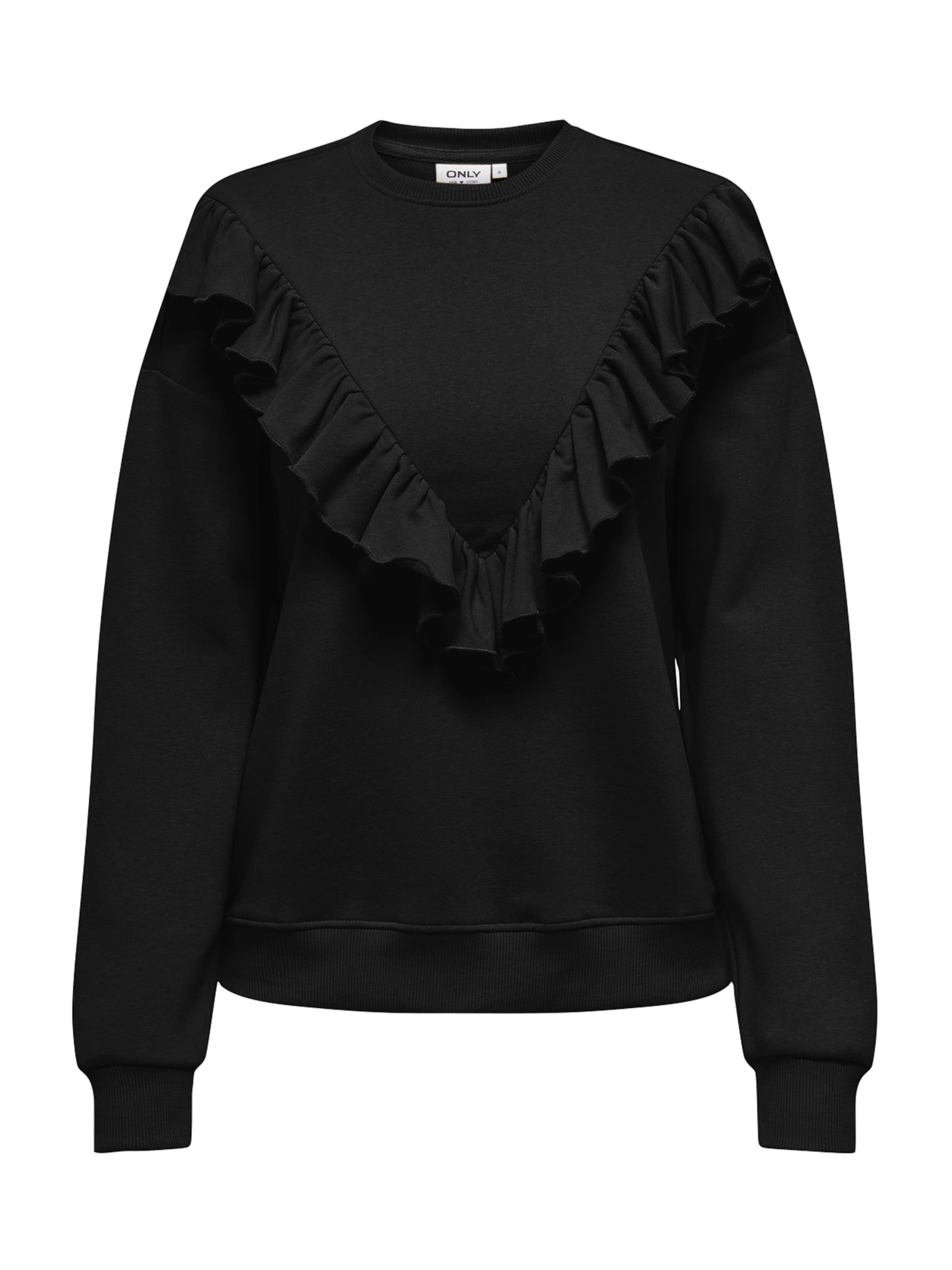 ONLY Mikina 'ONLEly' – černá: přední strana