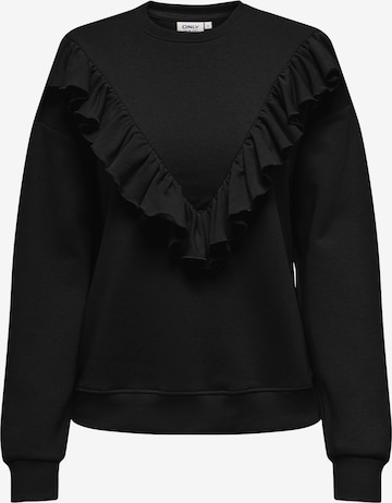 ONLY - Sudadera 'ONLEly' en negro: frente