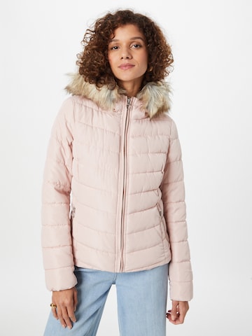 ONLY Winterjas in Roze: voorkant