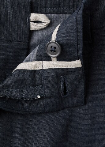 MANGO MAN Regular Hose 'Oyster' in Blau