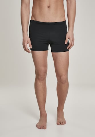 Urban Classics Bathing trunks in Black: front