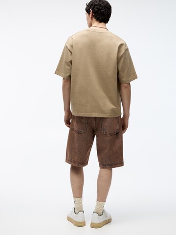 Pull&Bear Shirt in Brown