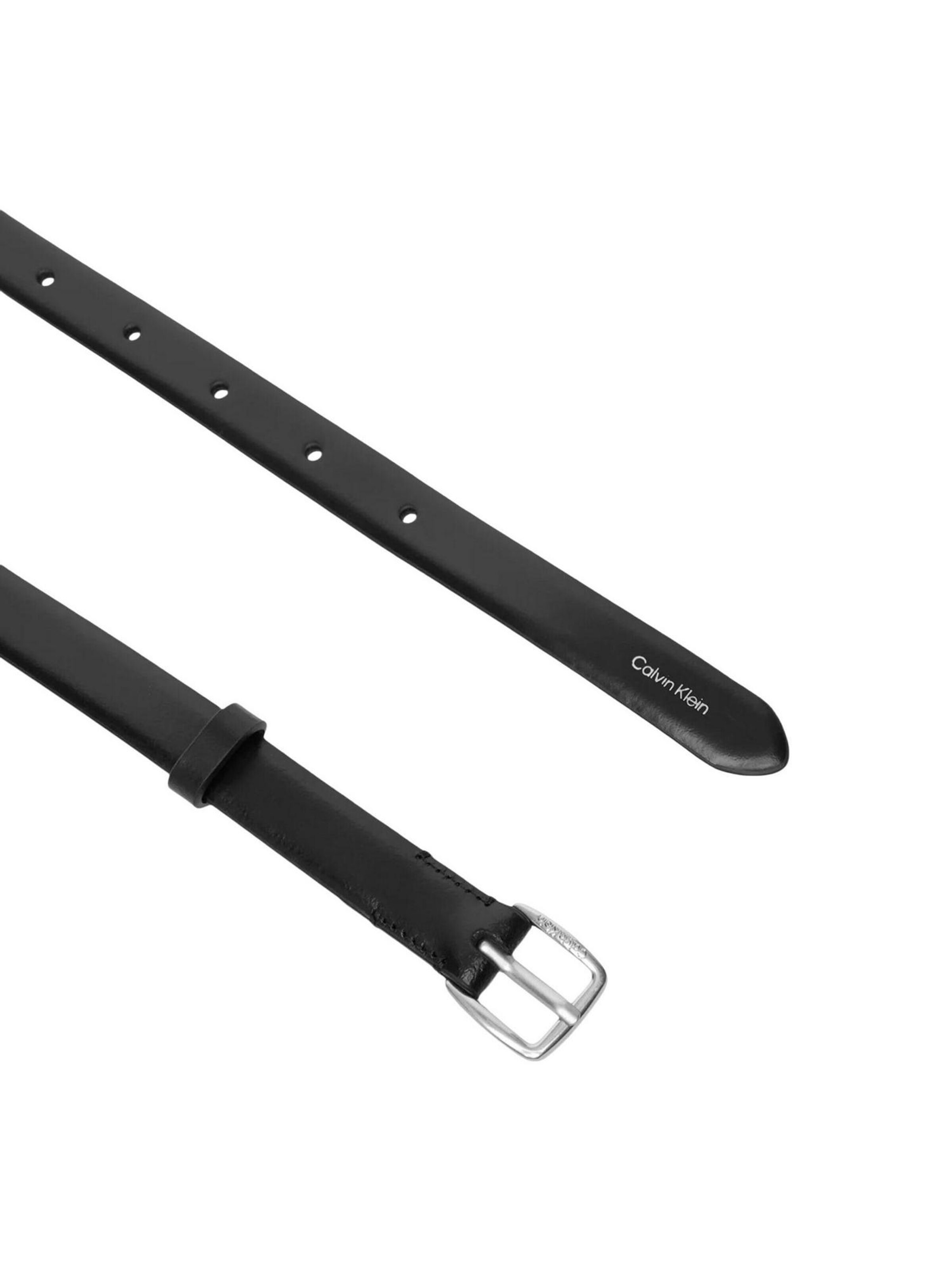 Cintura 'ESSENTIAL BUCKLE 20MM LV04F7111G' di Calvin Klein in nero