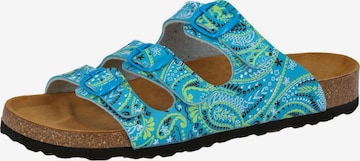 LICO Pantolette 'Bioline Power' in Blau: Vorderseite