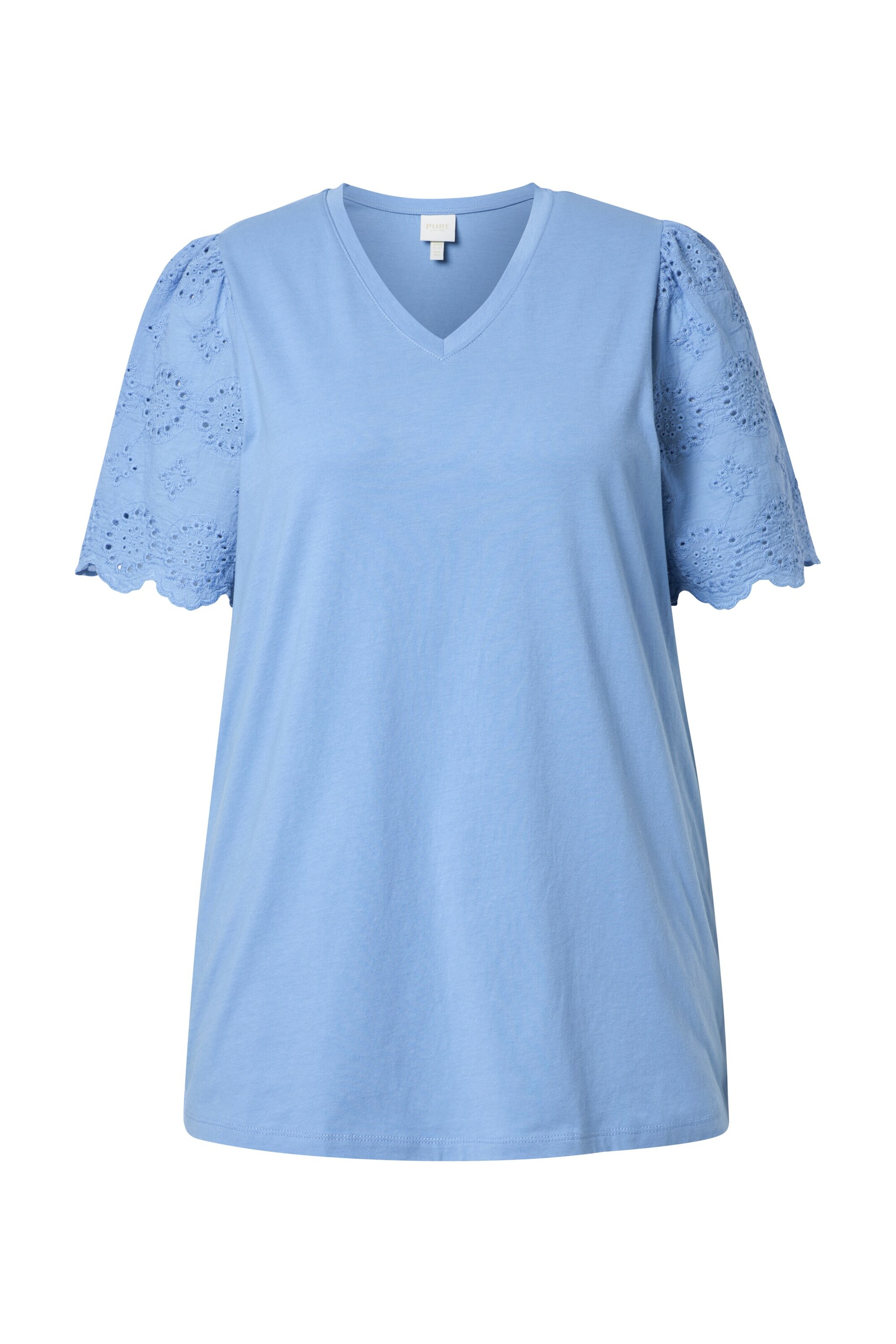 Ulla Popken Shirt in Blau: Vorderseite