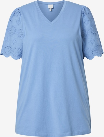 Ulla Popken Shirt in Blau: Vorderseite