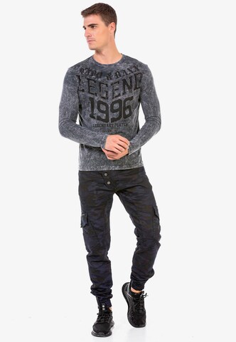 CIPO & BAXX Sweatshirt in Grau