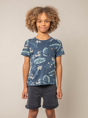 T-Shirt 'Nubie' Deeluxe en bleu : devant