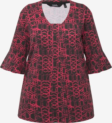 Ulla Popken Shirt in Rood: voorkant