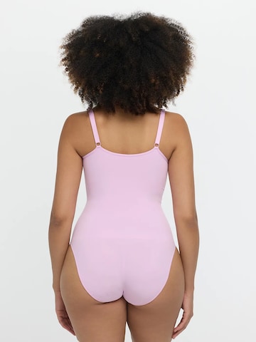 Body modellante di cfab in lilla