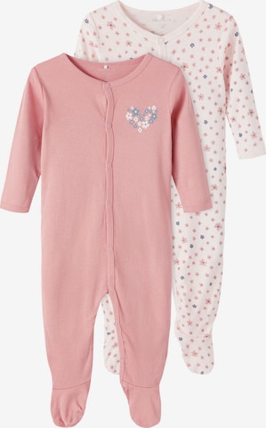 NAME IT Pajamas in Pink: front