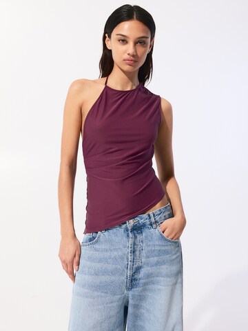 Pull&Bear Top - Červená: predná strana