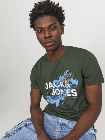 JACK & JONES Shirt 'JJNelson' in Groen: voorkant
